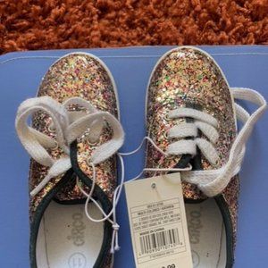 Girls Glitter Sneakers
